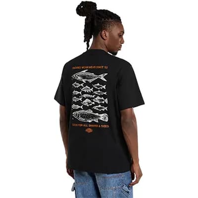 Dickies Laryville T-shirt Met Korte Mouwen Zwart S Man