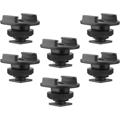 Sportcamera Cold Shoe Mount Adapter met 1/4 Inch Schroefgat Vervanging voor DJI GoPro Hero 6PCS