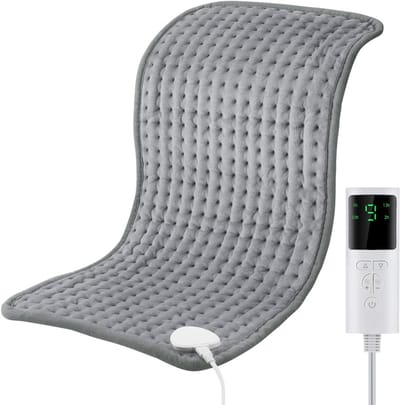 Nexvo® Warmtekussen oplaadbaar - Warmtekussen - Warmtekussen elektrisch - Grijs - ‎ 30cm x 10cm x 10cm