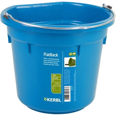Stabiele emmer Kerbl FlatBack
