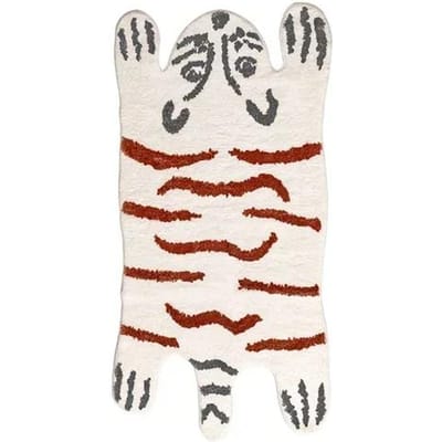 Cartoon Luipaard Tapijt Voor Koelte En Warmte, Woondecoratie, Slaapkamer Pluche Vloermat, Woonkamer Rustplek Vloermat 80x120cm 31x47inch