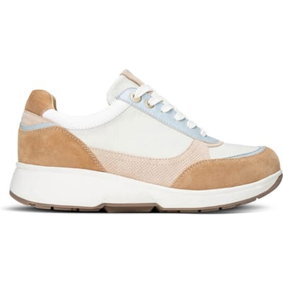 Xsensible Pristina Sneakers - Leer - Dames - Beige - Maat 39