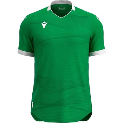Macron Wyvern Eco Shirt Korte Mouw Heren - Groen / Wit | Maat: 3XL