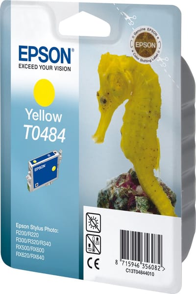 Epson T0484 - Inktcartridge / Geel