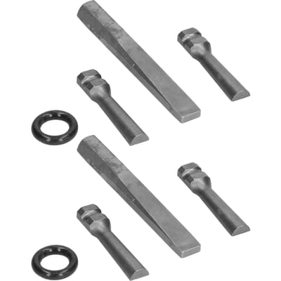 2PCS Cales de bouchons robustes 14mm Fendeur de pierre Acier rapide Roche Fendeur de pierre Outil de fendage