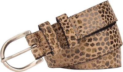 Legend Dames - Leren riem - Taupe - 80cm