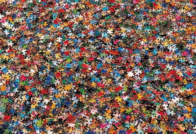 1000 Micro Piece Puzzle - Mini Jigsaw - Compact Entertainment - Expert Difficulty Level - 38x26 cm - Multicolour