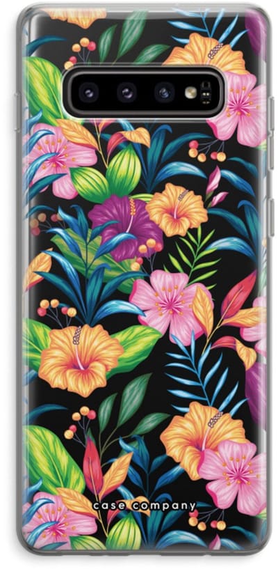 Case Company® - Hoesje geschikt voor Samsung Galaxy S10 Plus hoesje - Tropisch 2 - Soft Cover Telefoonhoesje - Bescherming aan alle Kanten en Schermrand