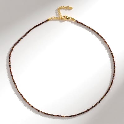 Cavill - Zilveren halsketting 925 Sterling zilver verguld - 14,888 ct Afrikaanse Fancy diamant - Elegant verstelbaar minimalistisch design