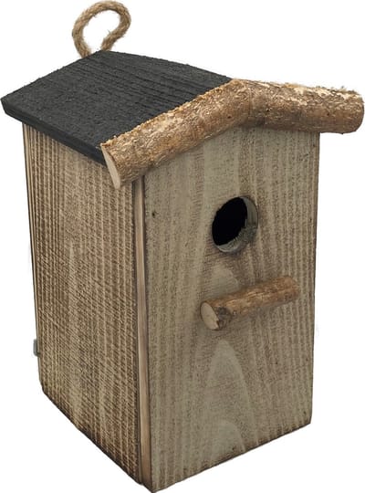 GARDEN SPIRIT Nestkastje 14 x 12 x 23 cm Vogelhuisje gevlamd