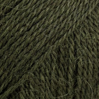 DROPS Alpaca Uni Colour - 7895 donkergroen - Wol Garen