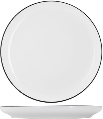 Cosy&Trendy Dinerborden Renee Ø 26 cm Wit 6-delig Porselein – Vaatwasser-, Magnetron- & Ovenbestendig