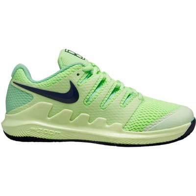 NikeCourt Jr. Vapor X GS Tennis Wit/Volt/Zwart Kinder Sneakers Groen Ghost-Groen Nauwelijks-Volt AR8851-302 36 beige