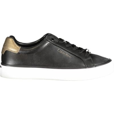 Leona Sneakers Casual Stijl Zwartgoud