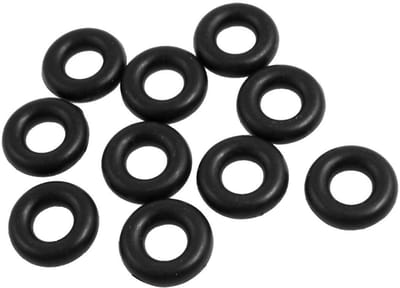 Doorvoertule Set - O-ring Pakking - Afsluitende Toepassingen - Nitrilrubber 70A - 3.2x5.6x1.8 mm - Zwart