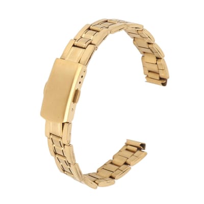Dailygoods- Horlogeband Roestvrij Staal - Verstelbaar Ontwerp - Quick Release - 12/14/16/18/20/22 Mm - Dubbele Sluiting - Luxe en Duurzaam - Horloge