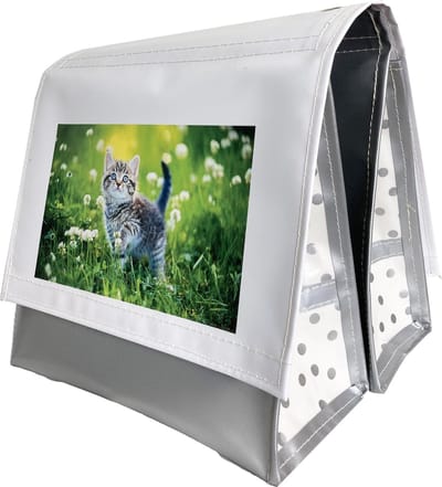 Dubbele kinderfietstas S huisdier KITTEN