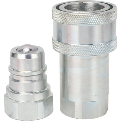 Hydraulische Snelkoppeling 1in NPT Gehard Staal 4000PSI 24GPM Snelkoppeling Hydraulische Koppeling voor