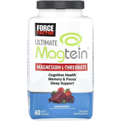 Ultimate Magtein®, Magnesium L-Threonaat, Gemengde Bessen, 60 Zachte Kauwsnoepjes
