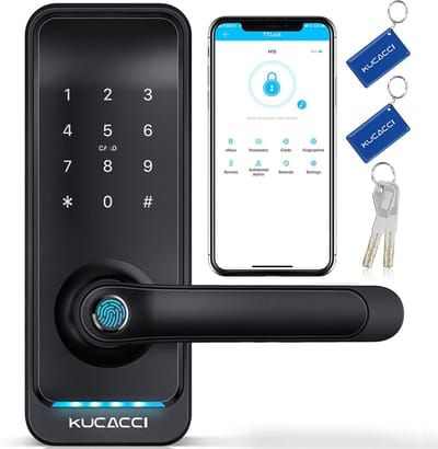 Slimme Vingerafdruk Deurslot met Wifi en Toetsenbord - Keyless Toegang voor Jouw Deur
