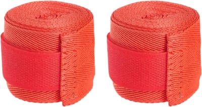 Boksen Bandage - Handschoenen Vechtsport - Training Bescherming - Ademende Polsondersteuning - Universele Maat - Rood