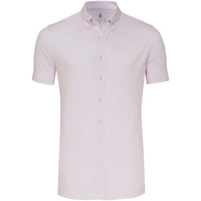 Desoto Overhemd Essential Vichy Check Button-Down Rosé / male