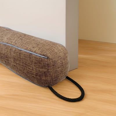 Tochtstopper Deur - Winddichte Stopper - Huis Warm Houden - Granulaat Gevuld - 92 cm - Bruin
