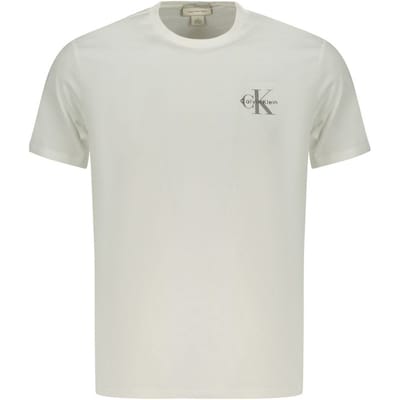 Calvin Klein Witte Katoenen heren T-shirt