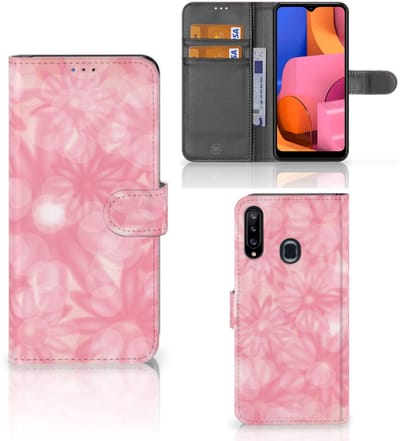 Samsung Galaxy A20s Hoesje Spring Flowers