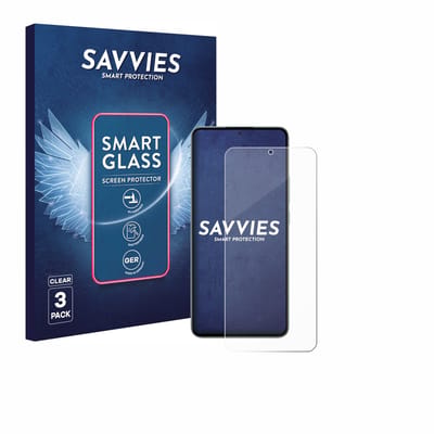 3 Stuks Savvies Screenprotector - geschikt voor Xiaomi 13T Pro - beschermfolie glas transparant