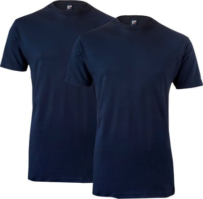 ALAN RED T-shirts OAKVILLE (2-pack) - O-hals stretch - blauw