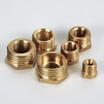 Koper Tap Connector 1" Mannelijk naar 1/2" Vrouwelijk BSP Draad voor Tuinslang en Hookah Aansluiting, Hex Bushing Koppeling voor Waterleidingen en Tuinaccessoires