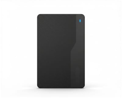 KAD® Harde Schijf - Compacte Externe Harde Schijf - Draagbare Externe Harde Schijf voor PC & Laptop - Zwart - 14cm x 9cm x 3cm
