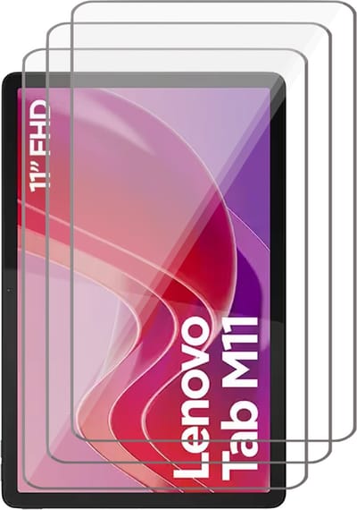 Screenprotector geschikt voor Lenovo Tab M11 - 3x Gehard Glas Screen Protector GlassGuard