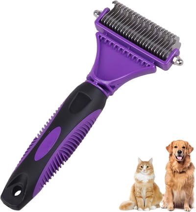Zelfreinigende Borstel voor Katten en Honden, Verwijdert Dode Haartjes, Ontklit en Verzorgt Vacht, Ideaal voor Huisdieren