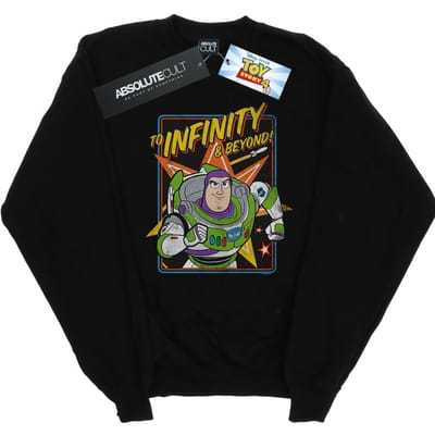 Disney Heren Toy Story 4 Buzz To Infinity Sweatshirt (Zwart)