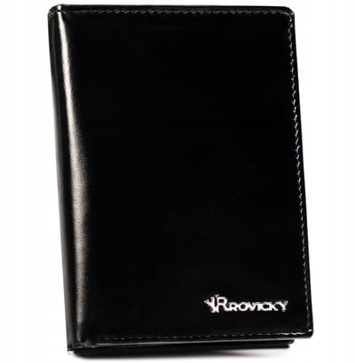 Rovicky Heren Portemonnee Leer Verticaal RFID Blokkerend Cadeauset