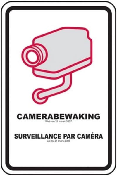 Duidelijk Camerabewakingsbord voor 24/7 Toezicht
