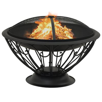 vidaXL - Vuurplaats - met - pook - XXL - 75 - cm - staal