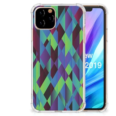 Apple iPhone 11 Pro Shockproof Case Abstract Green Blue