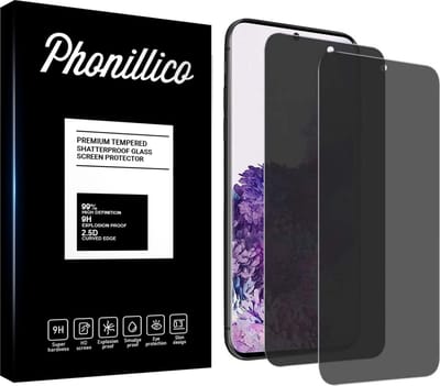 Screenprotector privacy voor Samsung Galaxy S20 FE - 2 stuks Beschermglas Privacy Glas van glazen schermbeschermfolie