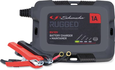 Schumacher Electric SPX 457 – Automatische Druppellader 1A 6/12V voor motor, scooter, quad, auto – Smart Akku lader met microprocessor