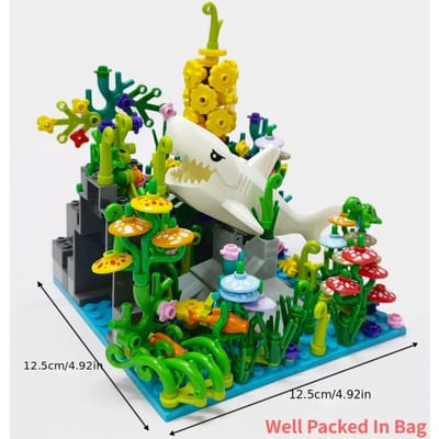 Hoge Kwaliteit Moc Hoge Kwaliteit Onderwater Hoge Kwaliteit Wereld Hoge Kwaliteit Gebouw Hoge Kwaliteit Blokken Hoge Kwaliteit Creatief Hoge Kwaliteit Schattig