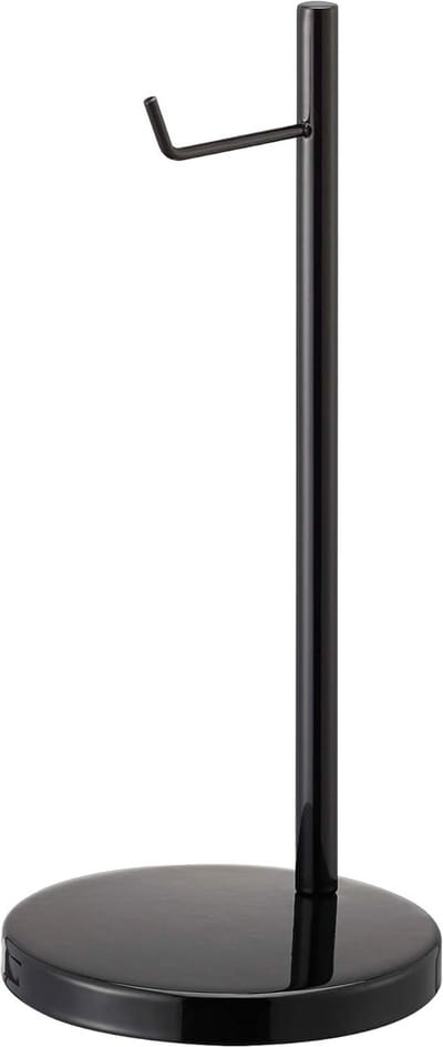 Headphone Stand - Stijlvolle en Duurzame Koptelefoonhouder van Staal, Zwart, 28 cm Hoog