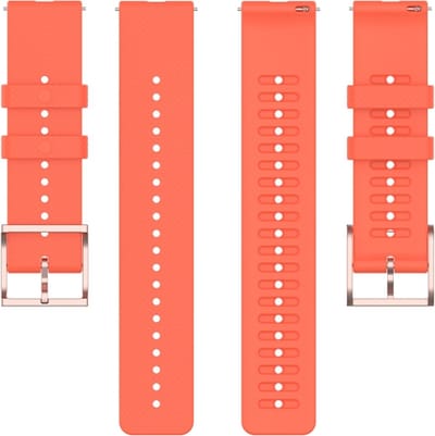 Siliconen bandje - geschikt voor Huawei Watch GT Runner 2 / GT 2(e) 46 mm / GT 3 / 4 / 5 (Pro) 46 mm / Watch 3 (Pro) / Watch 4 (Pro) / GT 6 (PRO) 46mm - oranje
