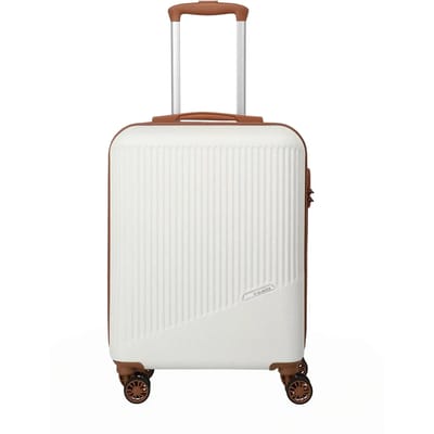 travelite Bali BALI 4w Trolley White / Cognac Wit 56cm