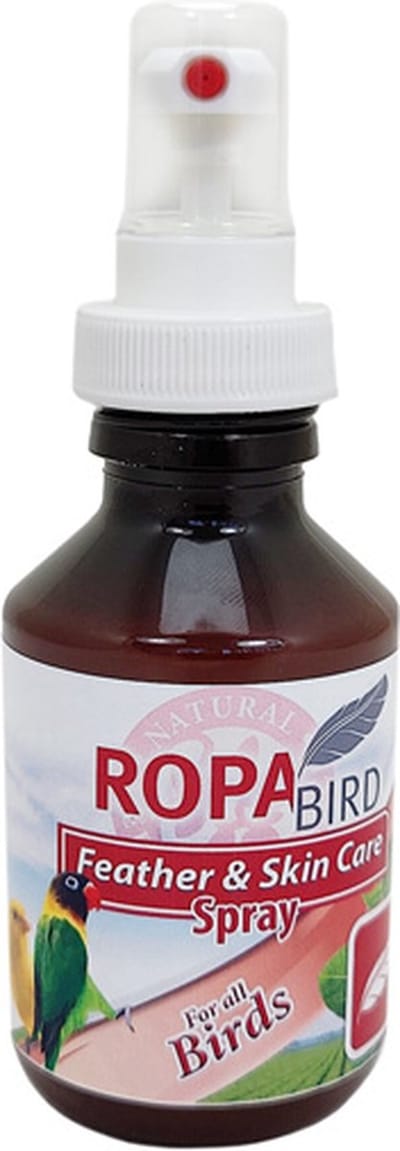 RopaBird Feather & Skin Care Spray - Reinigt en verzorgt het verenpak en de huid - verzorging na verenpikken en jeukende huid