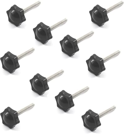 Cosensi - M8x35mm - Vervangingsschroeven - Handmatig Aandraaien - 10 Stuks - Duurzaam en Corrosiebestendig - Voor Binnen en Buiten
