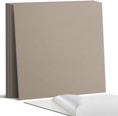 Coloray Wandpanelen Zelfklevend - Kleur bruin Zelfklevende Wandpanelen - 50 cm x 50 cm - Bruin Wandpaneel PVC - 5 stuks - Eénkleurige Wandpanelen Zelfklevend - Wandpaneel Keuken - Wandpanelen Badkamer