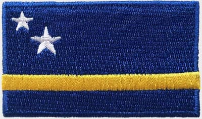 Patchy® – Curaçao Vlag Strijk Embleem Patch 6.5 x 4 cm